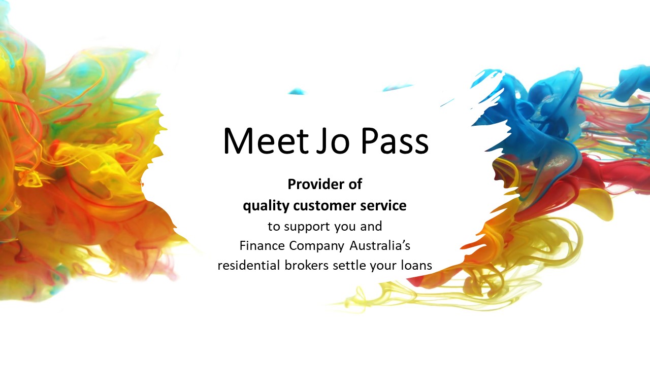 Meet Jo Pass - residential loan Broker Support Officer