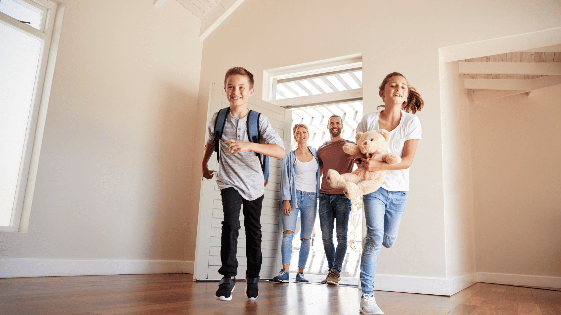 new family moved into home