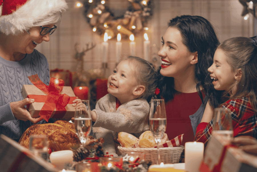 Christmas family happy