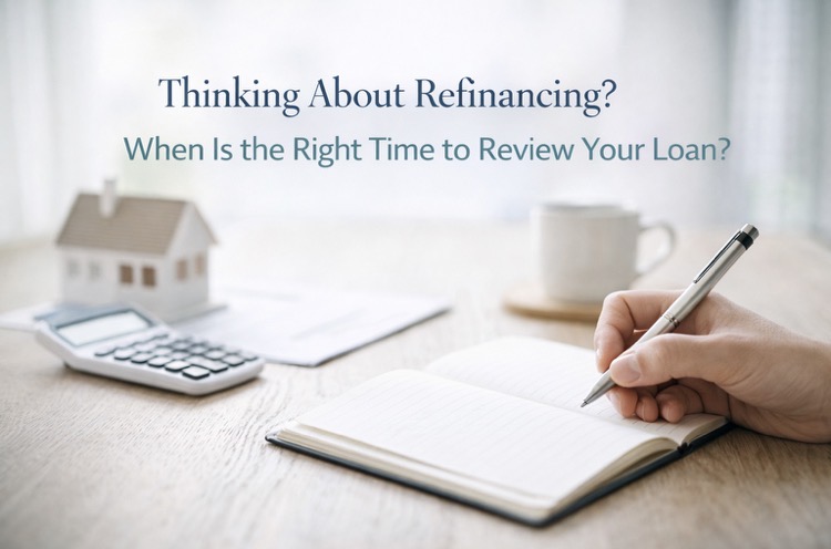 Refinancing your home loan.